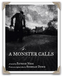 Book cover for A Monster Calls by Patrick Ness